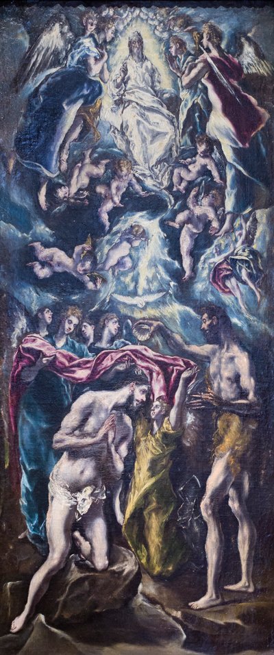 Die Taufe Christi von El (1541-1614) Greco