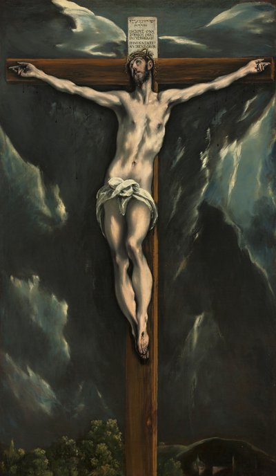 Kristus på korset, ca. 1600-10 (olje på lerret) av El Greco