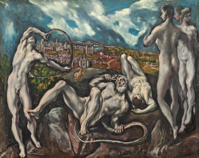 Laocoon, ca. 1610-14 (olje på lerret) av El Greco