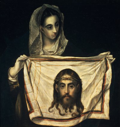 St. Veronica med det hellige likkledet av El Greco