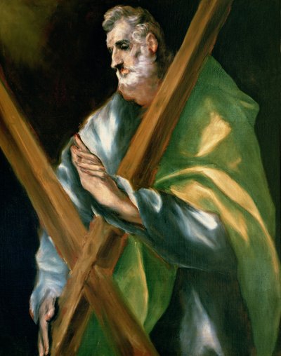 St. Andrew (olje på lerret) av El Greco