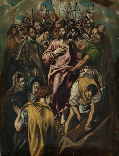 The Disrobing of Christ, ca. 1600 (olje på lerret) av El Greco