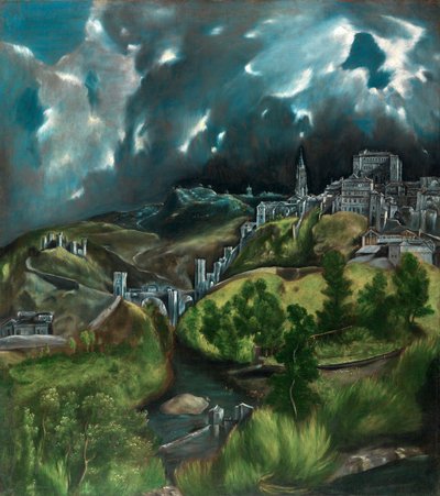 Utsikt over Toledo av El Greco