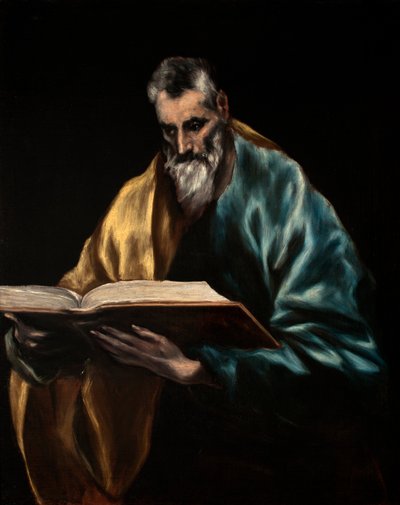 Simon Zelot Apostelen Saint Simon av El Greco