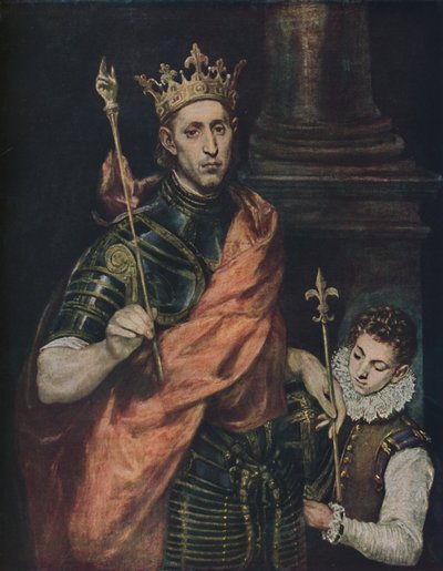 Saint Louis, Saint Louis, ca 1585 - 1590, 1938 av El Greco