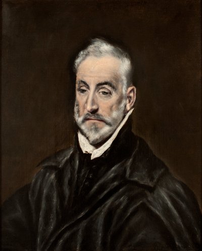 Portrett av Antonio de Covarrubias y Leiva (1514-1602), spansk jurist og humanist av El Greco