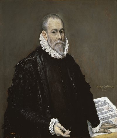 Portrett av en lege, 1582-1585 av El Greco