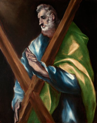 Spansk: San Andrés Apóstol Saint Andrew av El Greco