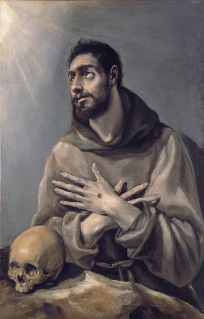 Saint Francis i ekstase, ca. 1580 av El Greco