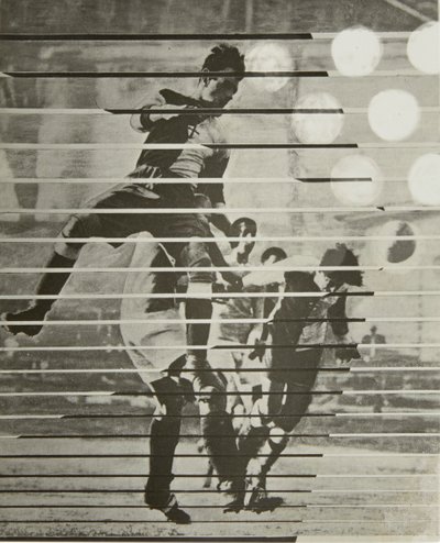 Fotballspiller, 1926. av Eliezer Markowich Lissitzky