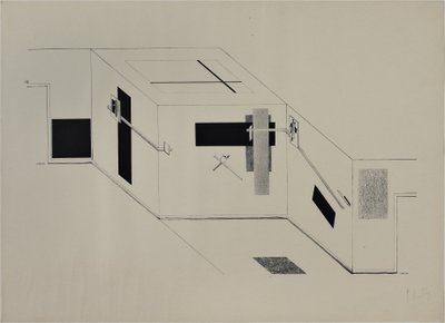 Kestnermappe Proun, Rob. Levnis og Chapman GmbH Hannover -6 av Eliezer Markowich Lissitzky