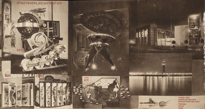 USSR. Katalog over den sovjetiske paviljongen på den internasjonale presseutstillingen, Köln, 1928 av Eliezer Markowich Lissitzky