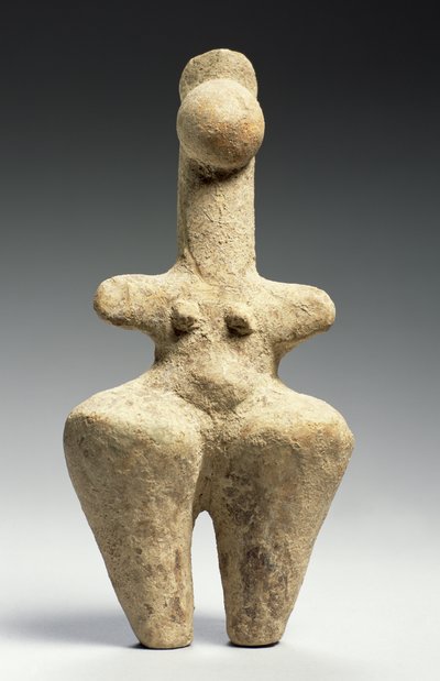 Steatopygot figur, Amlash, sent 2.-tidlig 1. årtusen f.Kr. (terrakotta) av Elamite