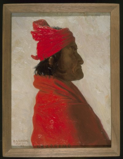 Geronimo (olje på lerret) av Elbridge Ayer Burbank