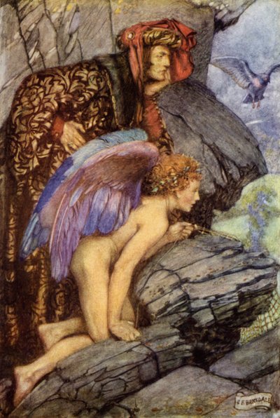 En lett kvinne (litho farge) av Eleanor Fortescue-Brickdale
