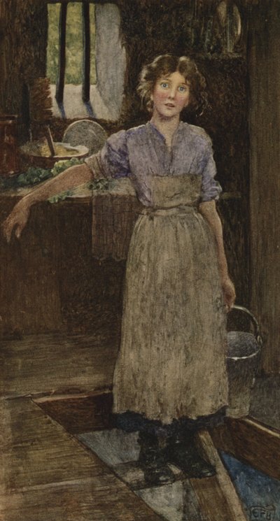Men Gud har noen få av oss som han hvisker i øret (farge litho) av Eleanor Fortescue Brickdale