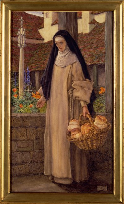 Guinevere - "Før den syndige dronningens komme" av Eleanor Fortescue Brickdale