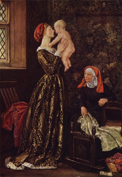Det vokser ikke som et tre, i bulk gjør mennesket bedre (farge litho) av Eleanor Fortescue Brickdale
