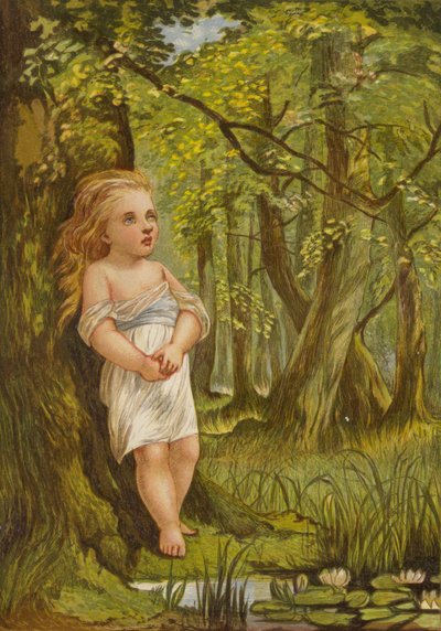 Lenge vaklet tankene hans (farge litho) av Eleanor Fortescue Brickdale
