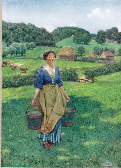 Milkmaid, illustrasjon fra 