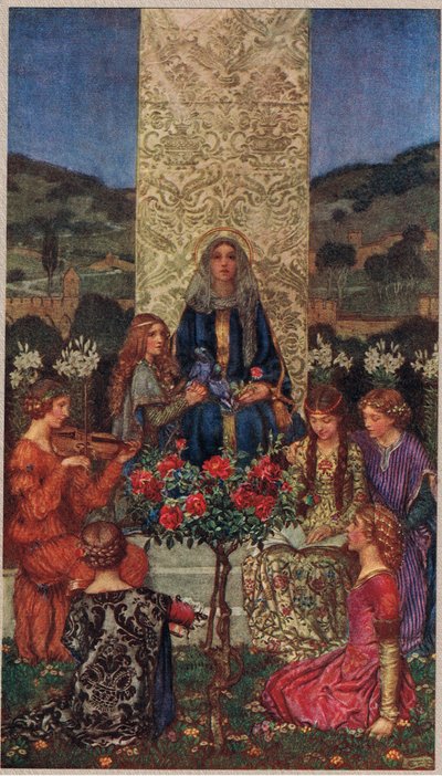 Our Lady Sings Magnificat, illustrasjon fra 
