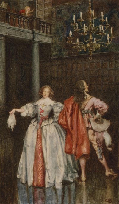 The Flight of the Duchess (farge litho) av Eleanor Fortescue Brickdale