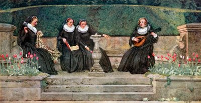 Dronningens Marie (fargelitografi) av Eleanor Fortescue-Brickdale