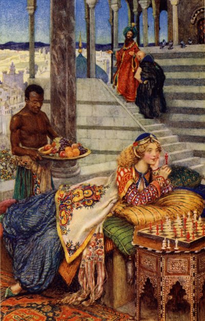 Vivien (farge litho) av Eleanor Fortescue-Brickdale
