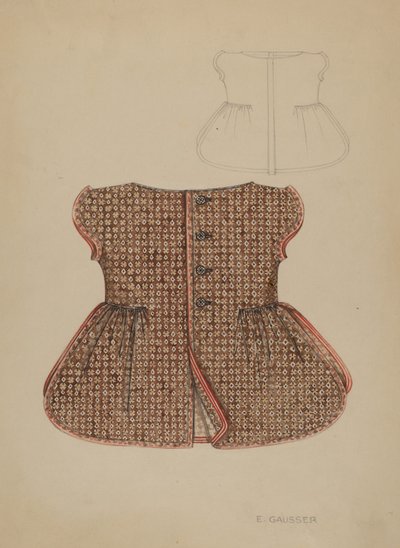Jentas Pinafore av Eleanor Gausser