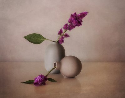 Rolige blomstervaser av Elena Arjona