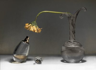 Stilleben med visne blomster av Elena Arjona