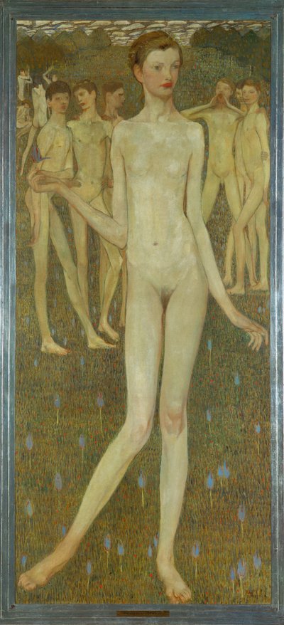 Ungdomsår (olje på lerret) av Elena Luksch-Makowsky