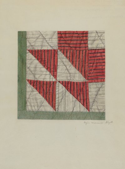 Patchwork Quilt av Elgin Moncure Styll