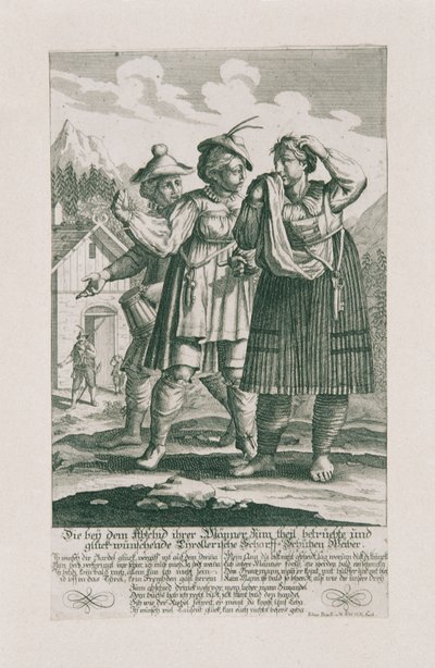 Det tyrolske forsvaret av 1703: Tyrollerische Scharff-Schützen kvinner av Elias Baeck