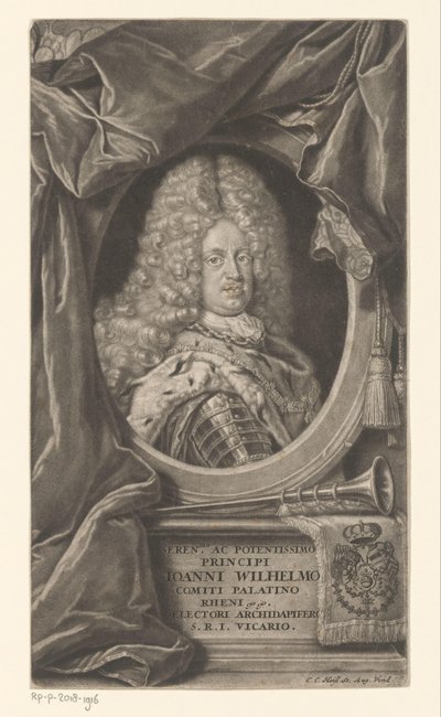 Portrett av Johann Wilhelm av Elias Christopf Heiss