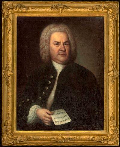 Portrett av Johann Sebastian Bach av Elias Gottleib Haussmann