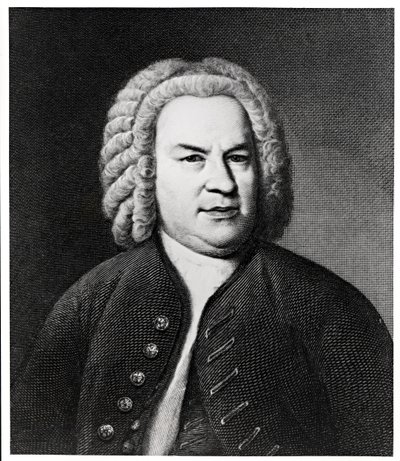Portrett av Johann Sebastian Bach, tysk komponist av Elias Gottleib Haussmann