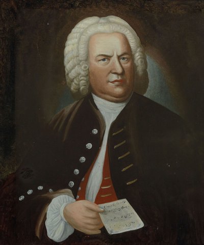 Portrett av Johann Sebastian Bach, midten av 1700-tallet.. av Elias Gottlob Haussmann