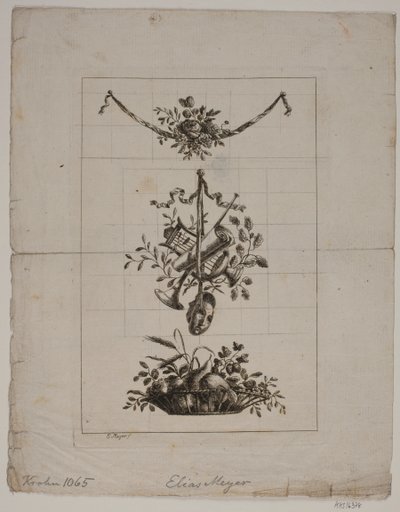 3 dekorative motiver av Elias Meyer
