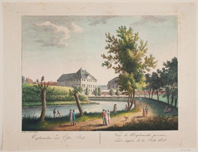 Esplanaden ved Øster Port av Elias Meyer