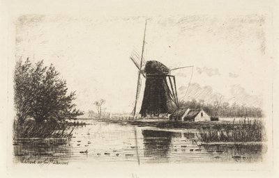 Vindmølle i Baambrugge av Elias Stark