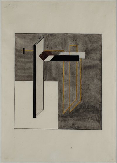 Proun 4B av Eliezer Markowich Lissitzky