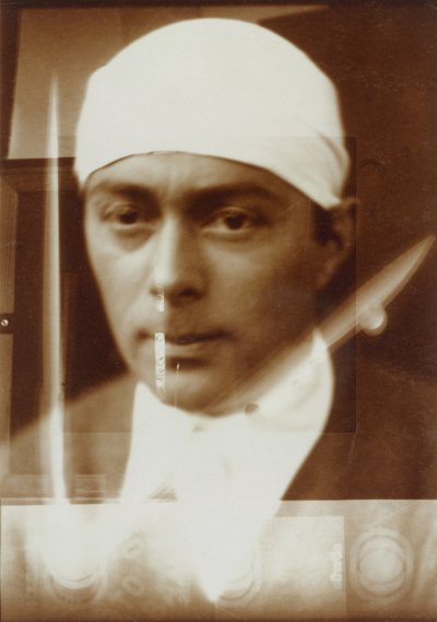 Selvportrett, 1924-1925. av Eliezer Markowich Lissitzky