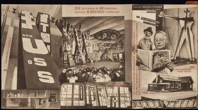 USSR. Katalog over den sovjetiske paviljongen på den internasjonale presseutstillingen, Köln, 1928 av Eliezer Markowich Lissitzky