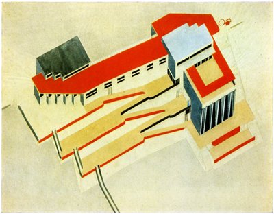 Yachtklubb av Eliezer Markowich Lissitzky