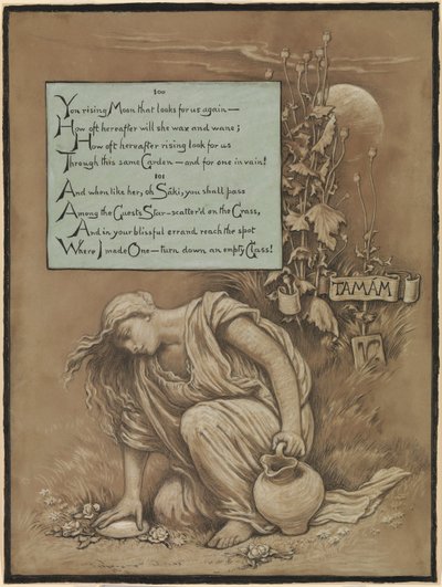 (Illustrasjon til Omar Khayyáms Rubáiyát) Til minne av Elihu Vedder