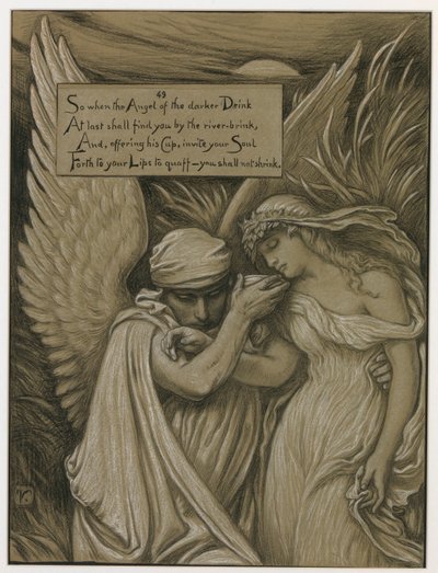 (Illustrasjon til Rubáiyát av Omar Khayyám) Dødens beger av Elihu Vedder