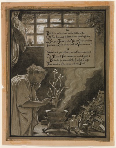 (Illustrasjon til Rubáiyát av Omar Khayyám) Den forgjeves jakten av Elihu Vedder