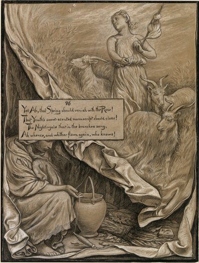(Illustrasjon til Rubáiyát av Omar Khayyám) Ungdom og alder av Elihu Vedder