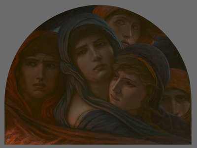 Et glimt inn i helvete, eller frykt, 188898. av Elihu Vedder